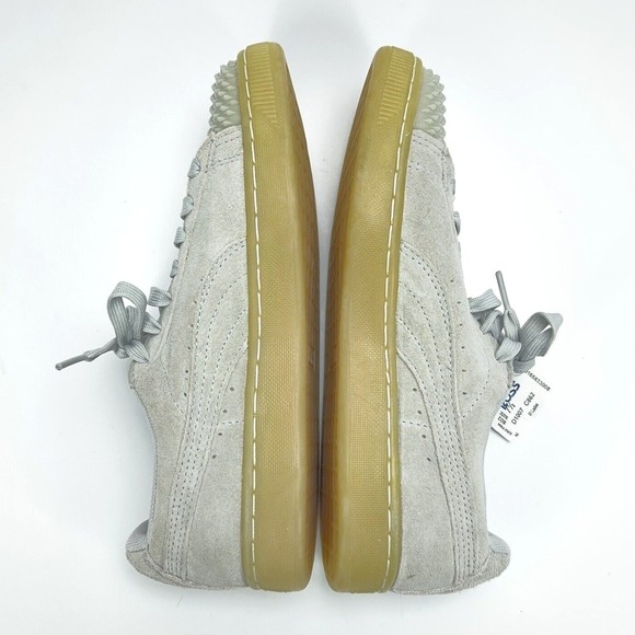 Puma Suede Jelly Grey Leather Womens Sz 7.5 EU 38 Low top Trainers 365859 02 - Picture 10 of 10